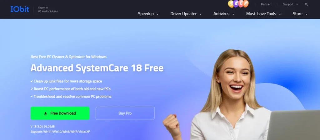 PC Cleaner - IObit Advanced SystemCare