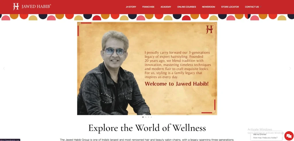 Salon Franchise in India- Jawed Habib Hair & Beauty