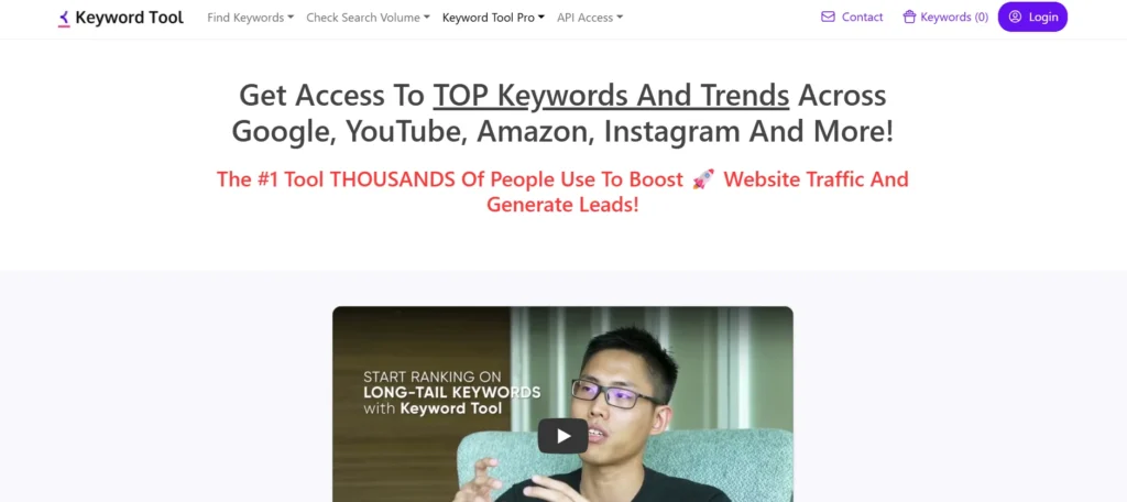 Keyword Research Tool - Keyword Tool