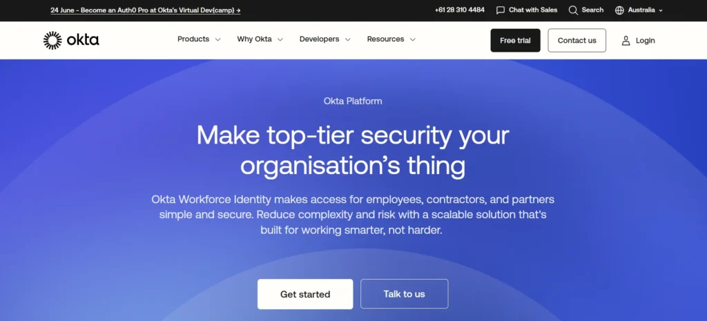 JumpCloud Alternative - Okta Workforce Identity