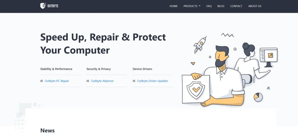 PC Cleaner - Outbyte PC Repair