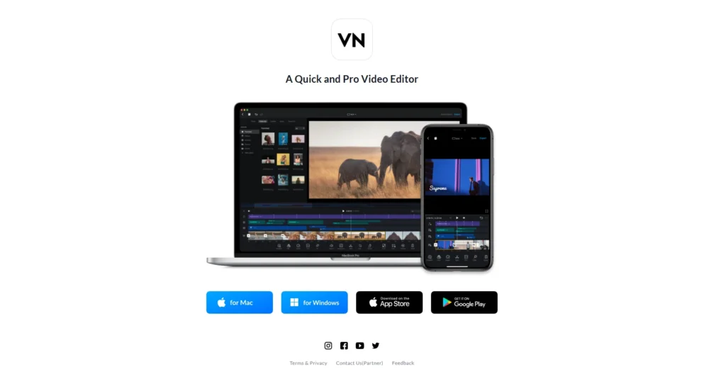 Mobile Video Editing App - VN -Maker and Video Editor