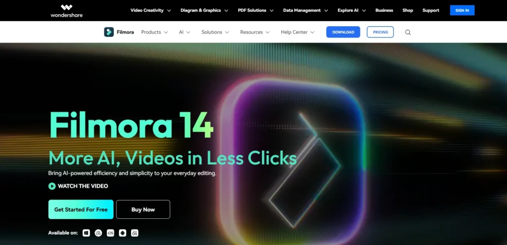 Mobile Video Editing App - Filmora
