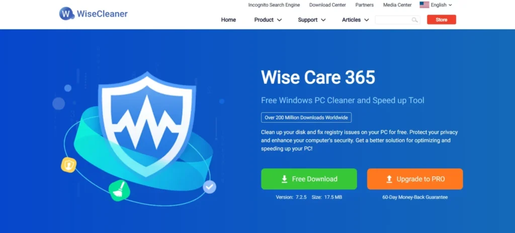 PC Cleaner - Wise Care 365