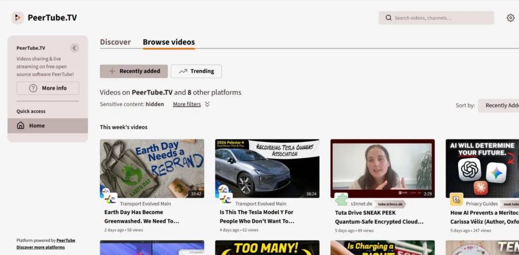 YouTube alternatives
