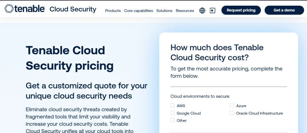 CSPM Tool - Tenable Cloud Security