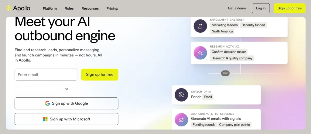 Snovio Alternative – Apollo.io