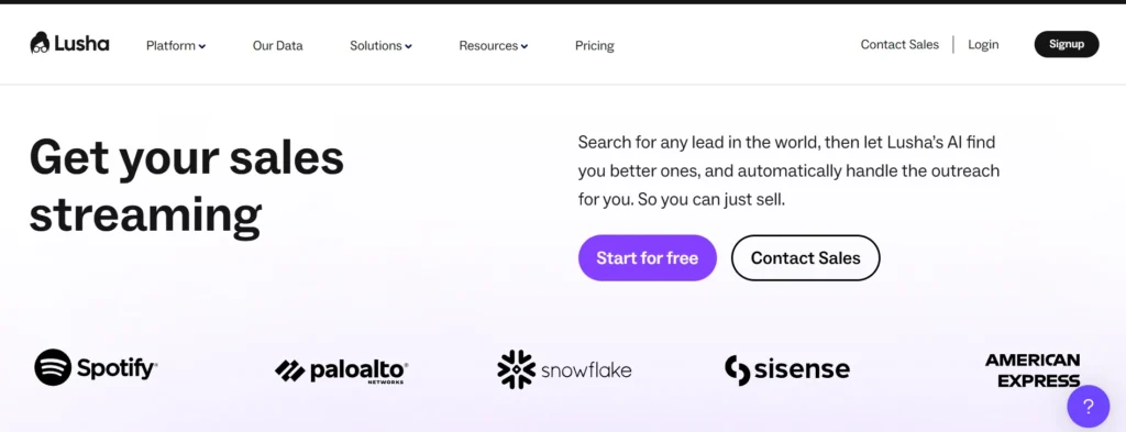 Snovio Alternative – Lusha
