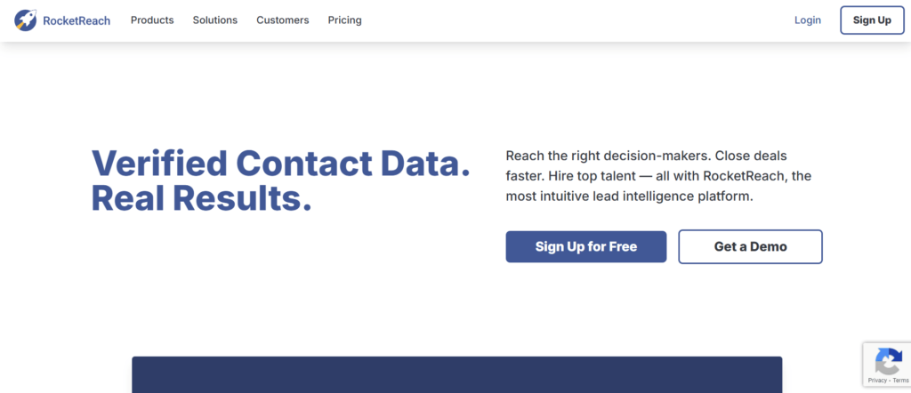 Snovio Alternative – RocketReach