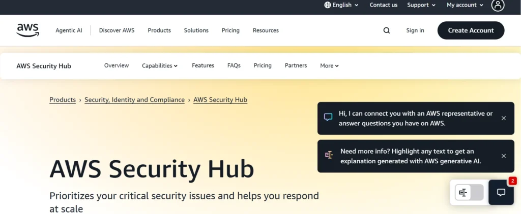 CSPM Tool - AWS Security Hub