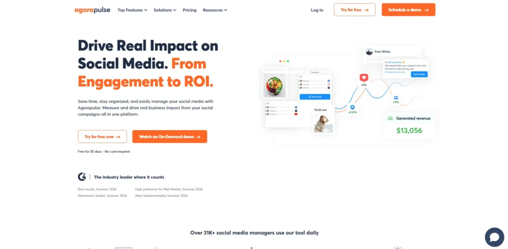 Sendible Alternative - Agorapulse
