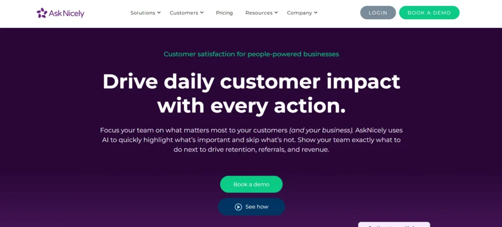 Voice of Customer Software - AskNicely