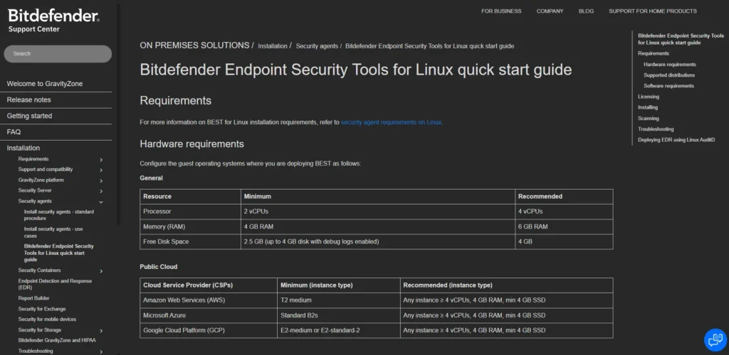 Antivirus for Linux - Bitdefender GravityZone Linux