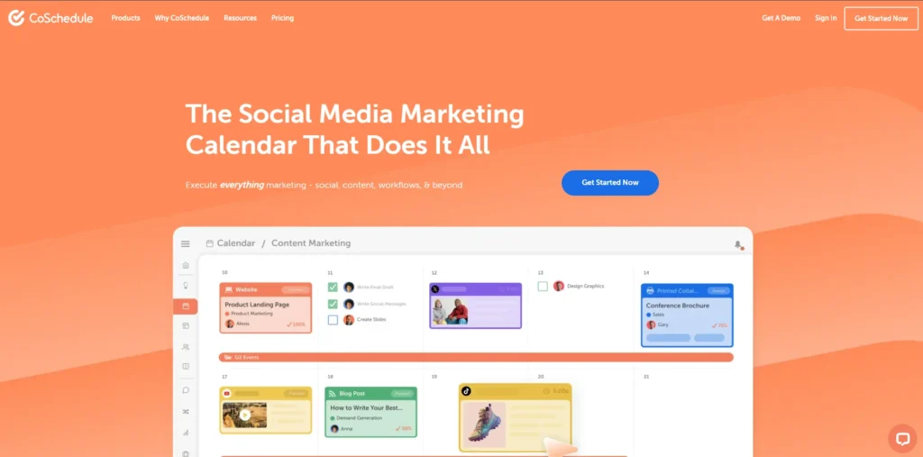 Sendible Alternative - CoSchedule