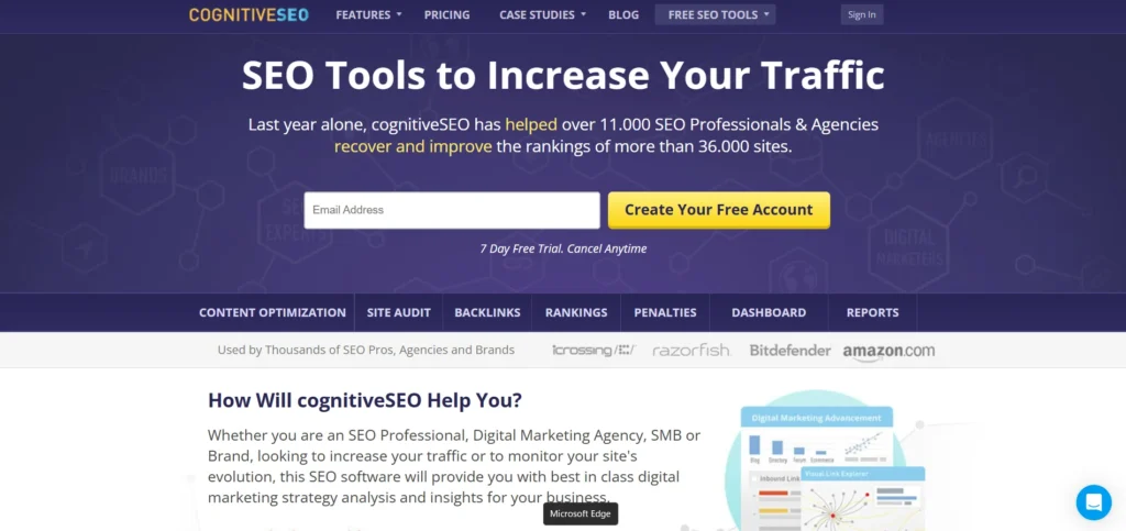 Backlink Analysis Tool - CognitiveSEO