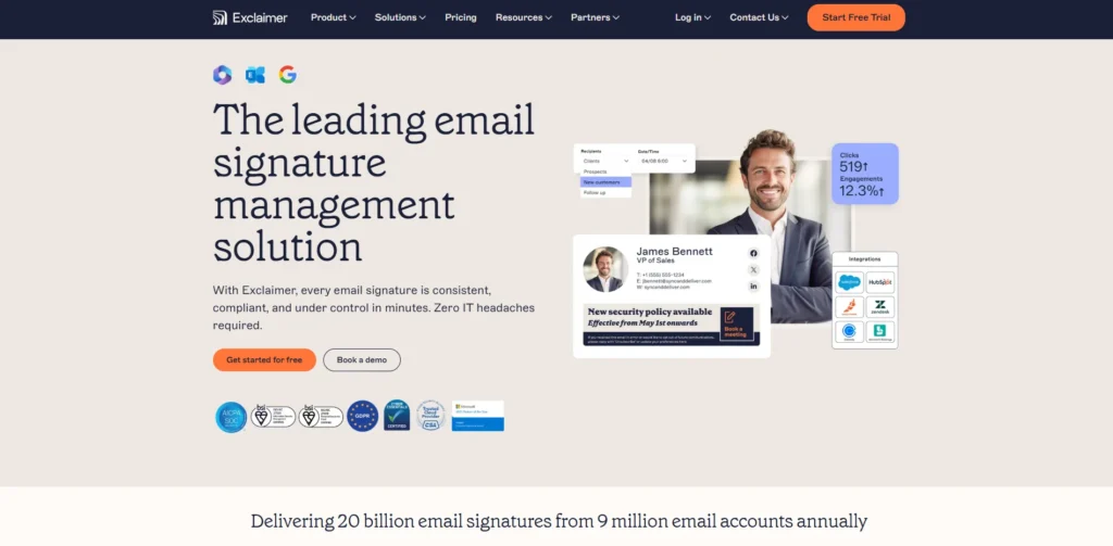 Email Signature Software - Exclaimer