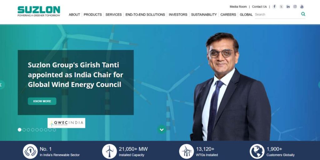 Green Energy Companies in India