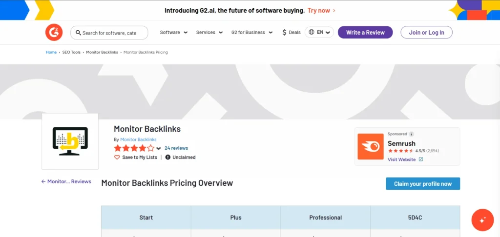 Backlink Analysis Tool - Monitor Backlinks