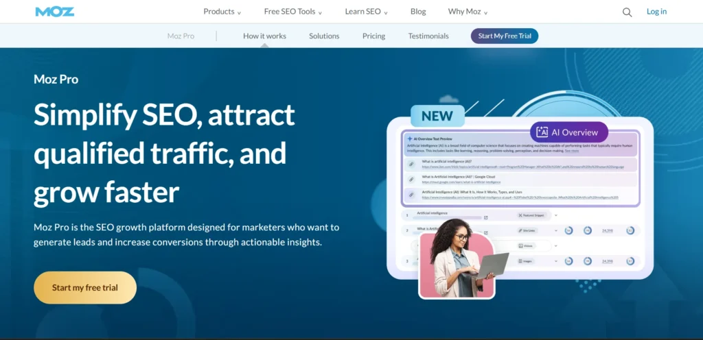 Healthcare Marketing Tools - Moz Pro