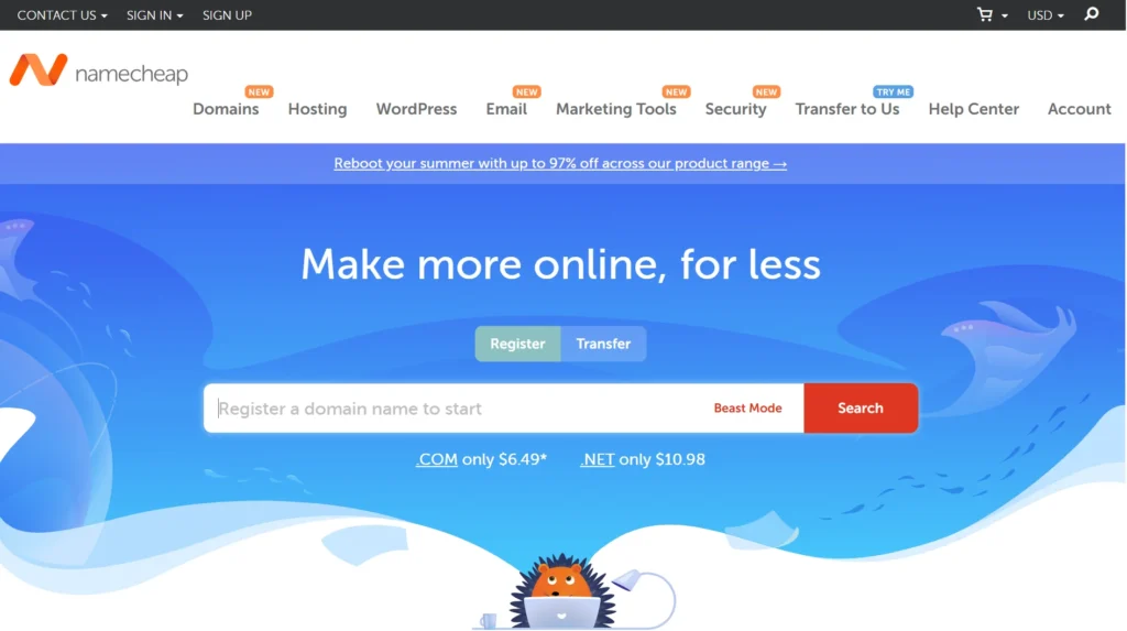 Reseller Hosting Provider - Namecheap