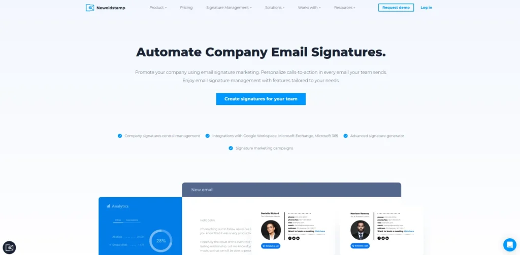 Email Signature Software - Newoldstamp