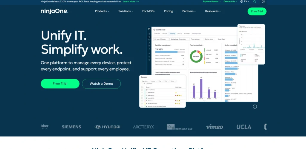 MDM Software-NinjaOne