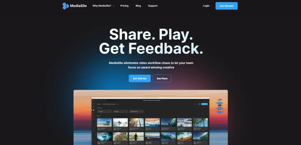 Frame.io Alternative - MediaSilo