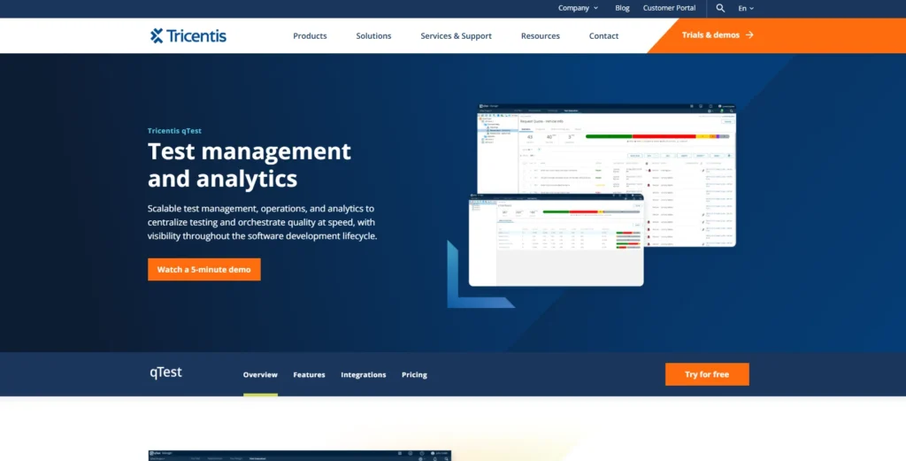 Testlink Alternative - qTest by Tricentis