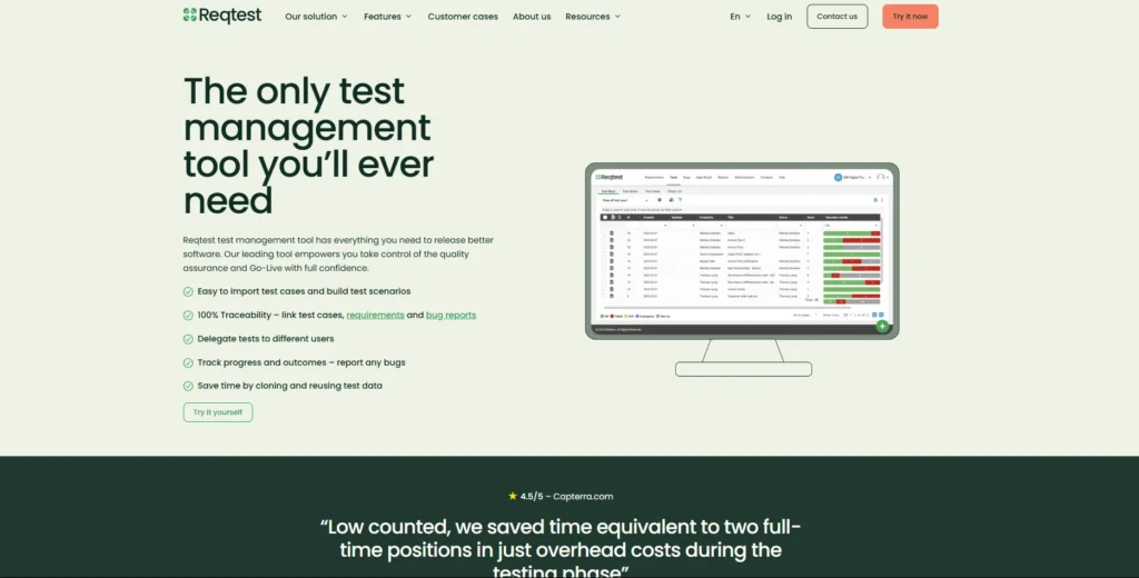 Testlink Alternative - ReQtest