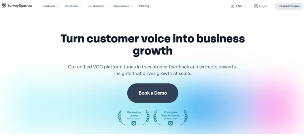 Voice of Customer Software - SurveySparrow