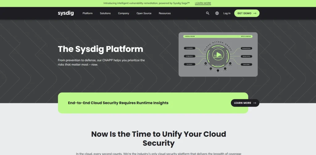 Cloud Workload Protection Platform - Sysdig Secure