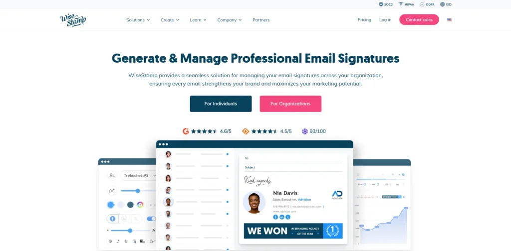 Email Signature Software - WiseStamp