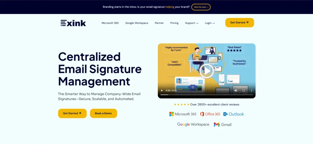 Email Signature Software - Xink