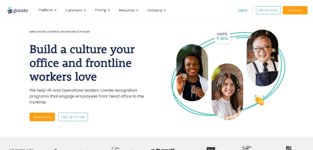 Guusto-Employee Recognition Software