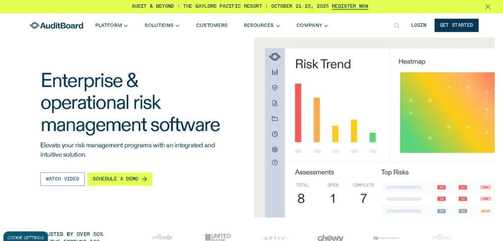 AuditBoard RiskOversight -Risk Management Software