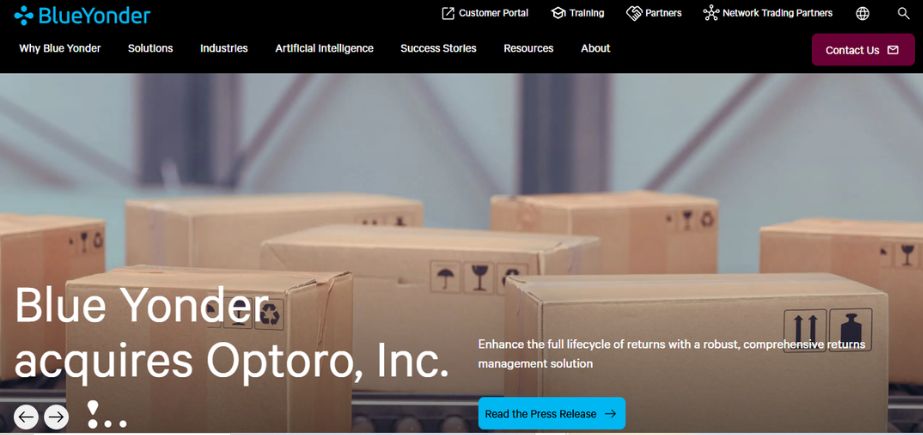 Supply Chain Management Software - blue yonder