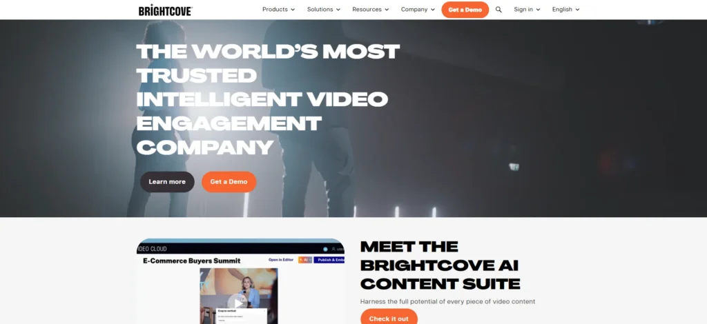Alternatives to Vimeo OTT - Brightcove