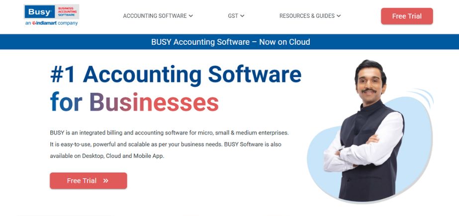 CA accounting software - busy
