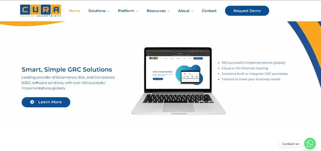CURA Software-Risk Management Software