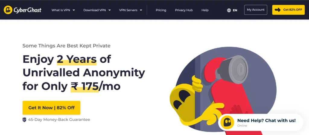 VPN for TikTok – CyberGhost