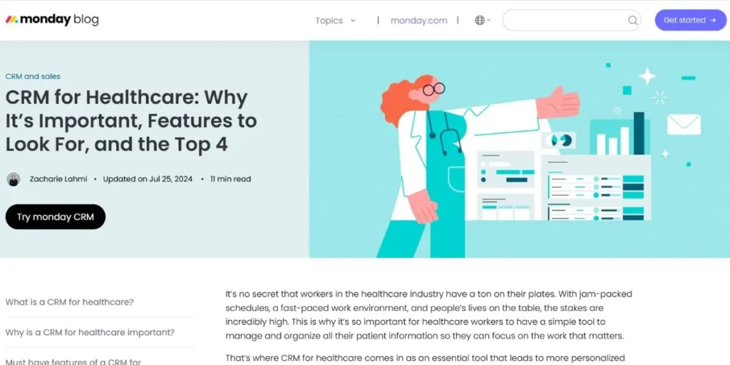 Healthcare CRM Software