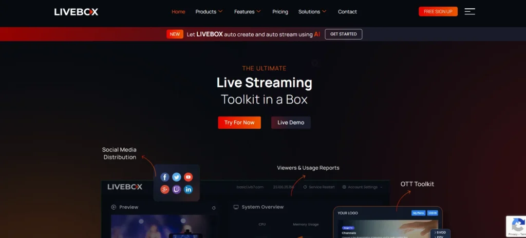 Alternatives to Vimeo OTT - Livebox