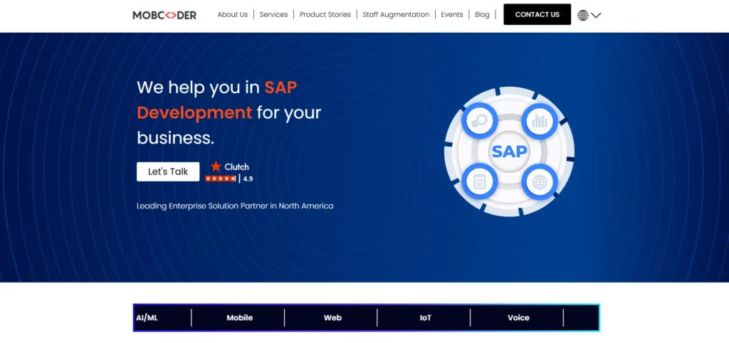 IoT Development Company in the USA - Mobcoder