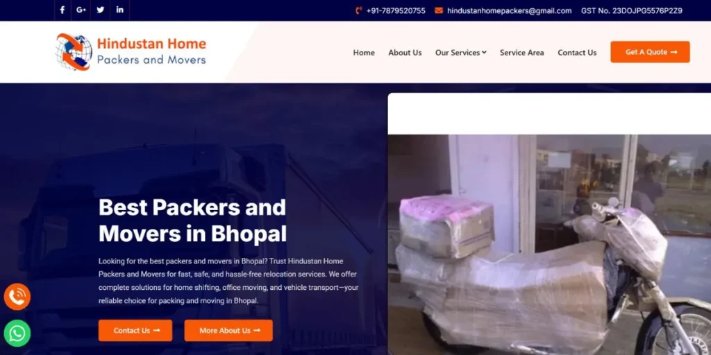 Packers and Movers in Bhopal