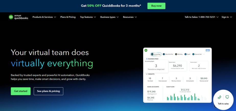CA Accounting software - Quickbooks