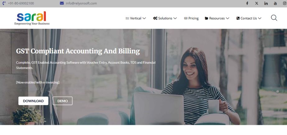 CA accounting software -  saral