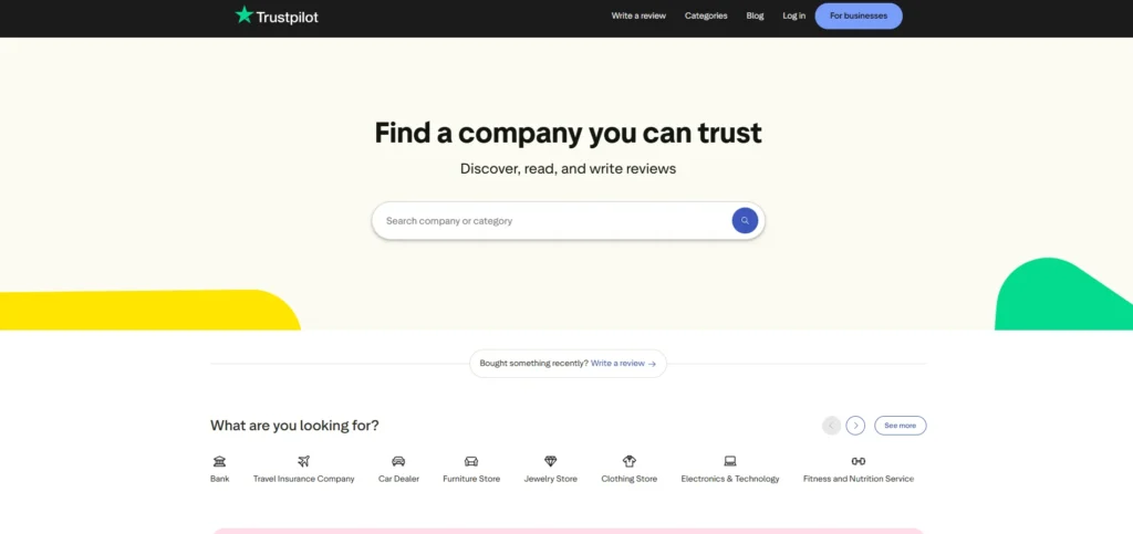 Online Reputation Management Tool - Trustpilot