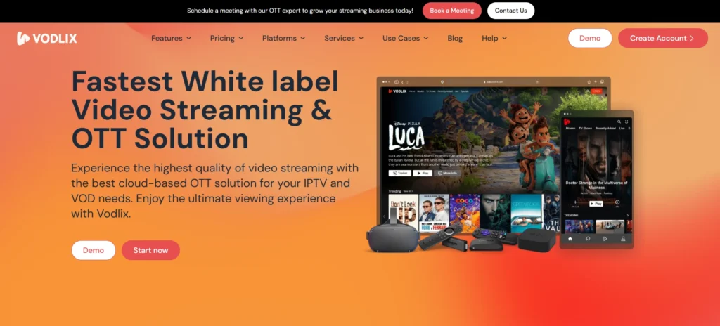 Alternatives to Vimeo OTT - Vodlix