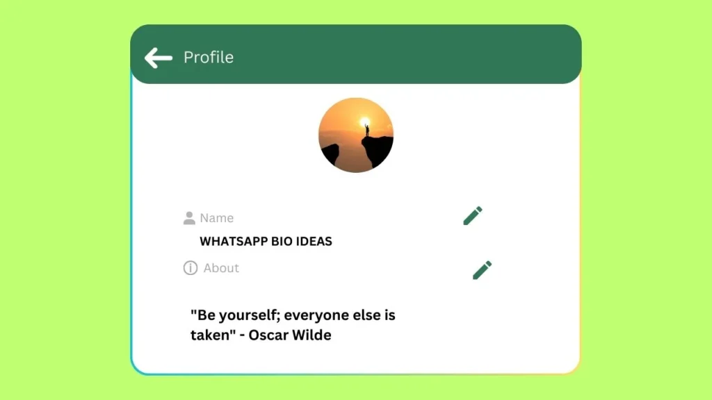 WhatsApp Bio Ideas