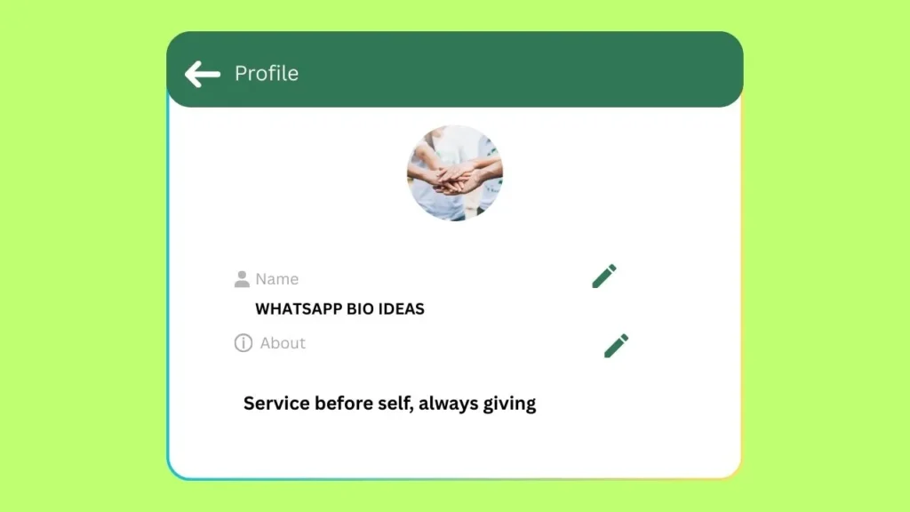 WhatsApp Bio Ideas